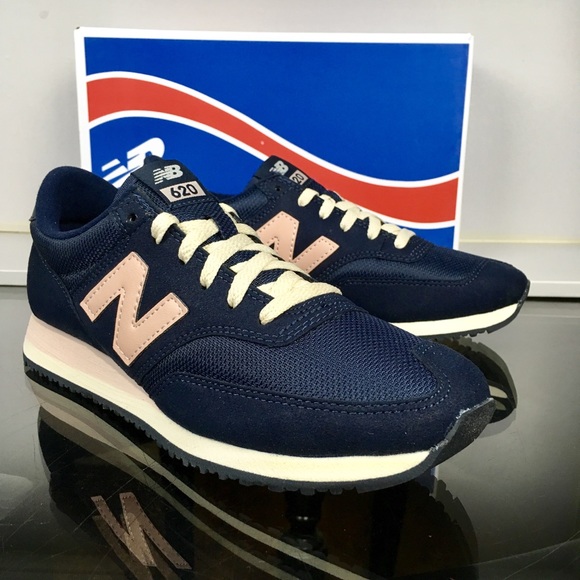 New Balance Navy Pink 620 Microfiber Mesh - Picture 2 of 5